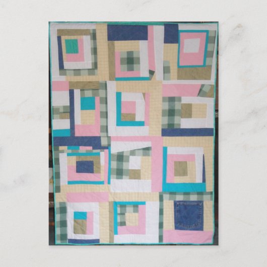 ログファンキーキャビンキルト ポストカード (正面)