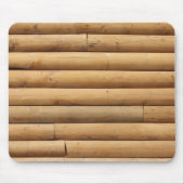 ログフェイクキャビンのサイディング背景 マウスパッド (正面)