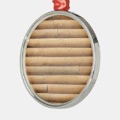 ログフェイクキャビンのサイディング背景 メタルオーナメント (左)