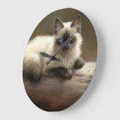 ログラウンガーシャメネキッテン ラージ壁時計 (傾斜)