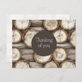 ログ小屋　思い出してるよ ポストカード (正面/裏面)