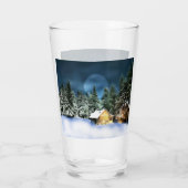 ログ素朴キャビン満月 タンブラーグラス (裏面)