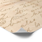 ログ素朴キャビン自然フォレストアートヴィンテージスクリプト ポスター (角)