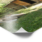 ログ素朴キャビン フォトプリント            (角)