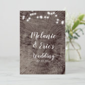 ログ ライト ウェディング プログラム ラスティック ウェディング (スタンド正面)