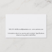 ログ 名刺 (裏面)