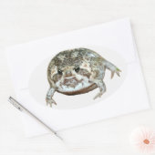 ログ 楕円形シール (封筒)