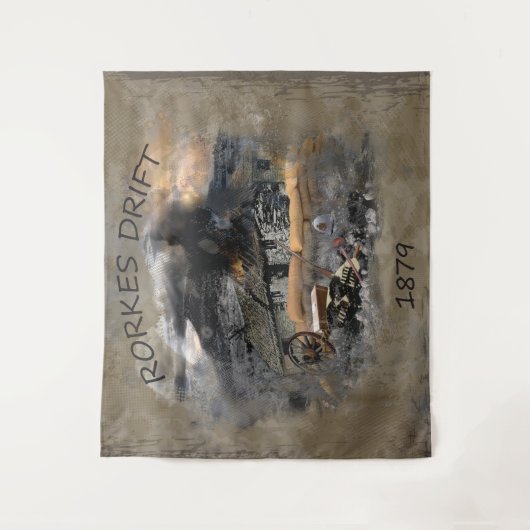 ロケの流れの戦い1879 タペストリー (正面)