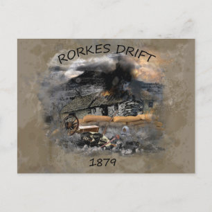 ロケの流れの戦い1879 ポストカード
