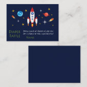 ロケットおむつラッフルチケット プレイスカード (正面/裏面)