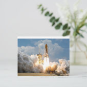 ロケットが宇宙はがきへ ポストカード (スタンド正面)