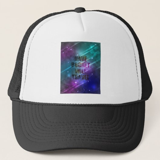 ロケットが走る キャップ (正面)