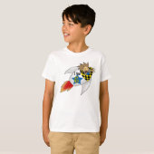 ロケットで6歳の少年 Tシャツ (正面フル)