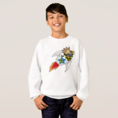 ロケットで6歳の少年 Tシャツ (正面フル)