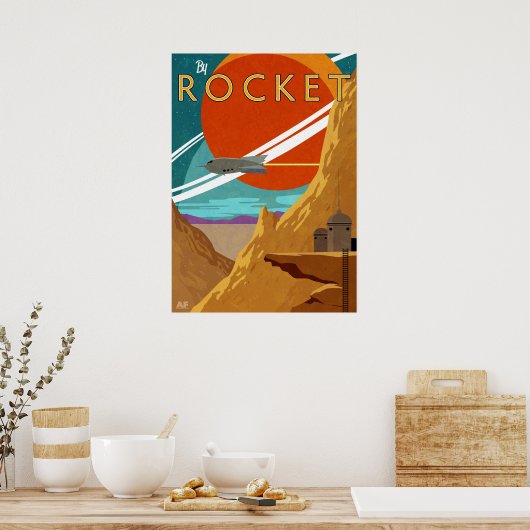 ロケットで ポスター (キッチン)