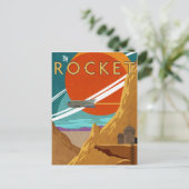 ロケットで ポストカード (スタンド正面)