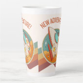 ロケットによる新たな冒険 カフェラテマグ (正面)