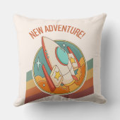 ロケットによる新たな冒険 クッション (裏面)