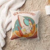 ロケットによる新たな冒険 クッション (ブランケット)