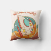 ロケットによる新たな冒険 クッション (裏面)