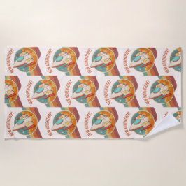 ロケットによる新たな冒険 ビーチタオル