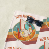 ロケットによる新たな冒険 ビーチタオル (インサイチュ)