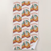 ロケットによる新たな冒険 ビーチタオル (正面)