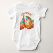 ロケットによる新たな冒険 ベビーボディスーツ (裏面)