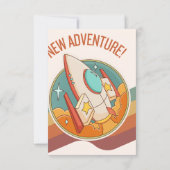 ロケットによる新たな冒険 招待状 (裏面)