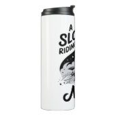 ロケットに乗って月に向かうナマケモノ タンブラー (回転左)