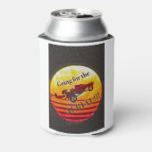 ロケットのカーリーグが空中飛行 缶クーラー (缶裏面)