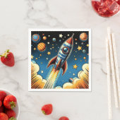 ロケットのナプキン！ スタンダードカクテルナプキン (インサイチュ)