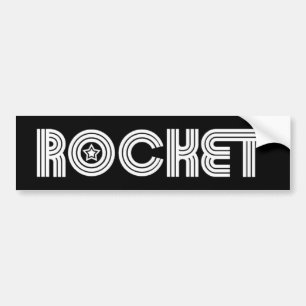 ロケットのバンパーステッカー バンパーステッカー