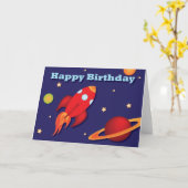ロケットのバースデー・カード カード (黄色い花)