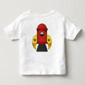 ロケットのパックのTシャツ トドラーTシャツ (裏面)