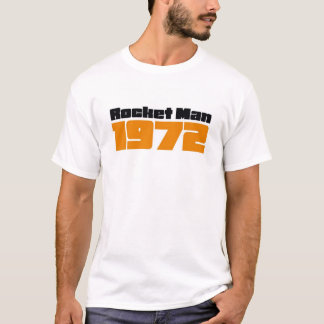 ロケットの人の1972年の三叉の矛のスタジオ Tシャツ