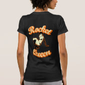 ロケットの女王の女の子のヴィンテージ Tシャツ (裏面)