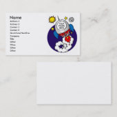 ロケットの宇宙 名刺 (正面/裏面)