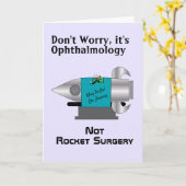 ロケットの手術じゃないパーソナライズされた カード (黄色い花)