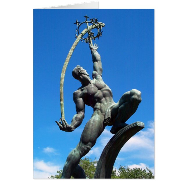 ロケットの投げる人 (正面)