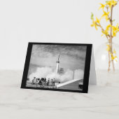 ロケットの最初進水、ケープ・カナベラル、"バンパー2" カード (黄色い花)