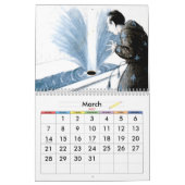 ロケットの本の子供のカレンダー カレンダー (3月 2027)