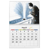 ロケットの本の子供のカレンダー カレンダー (3月 2026)