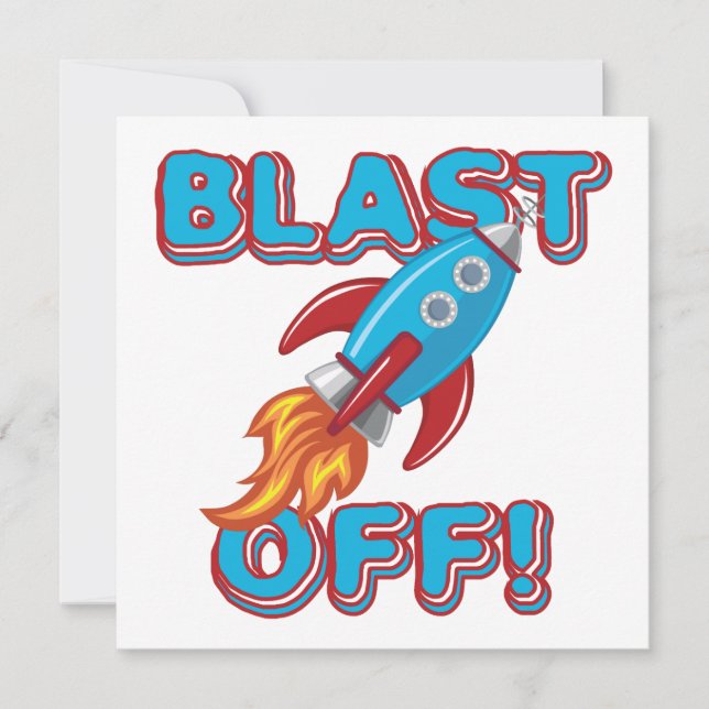 ロケットの船を発破を掛けて下さい (正面)