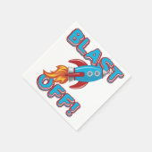 ロケットの船を発破を掛けて下さい スタンダードカクテルナプキン (角)