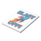 ロケットの船を発破を掛けて下さい ノートパッド (回転)