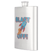 ロケットの船を発破を掛けて下さい フラスク (左)