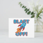 ロケットの船を発破を掛けて下さい ポストカード (スタンド正面)