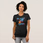 ロケットの船を発破を掛けて下さい Tシャツ (正面フル)