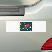 ロケットの船 バンパーステッカー (車上)